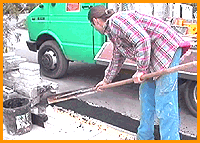 Hanspeter Scherer im Einsatz